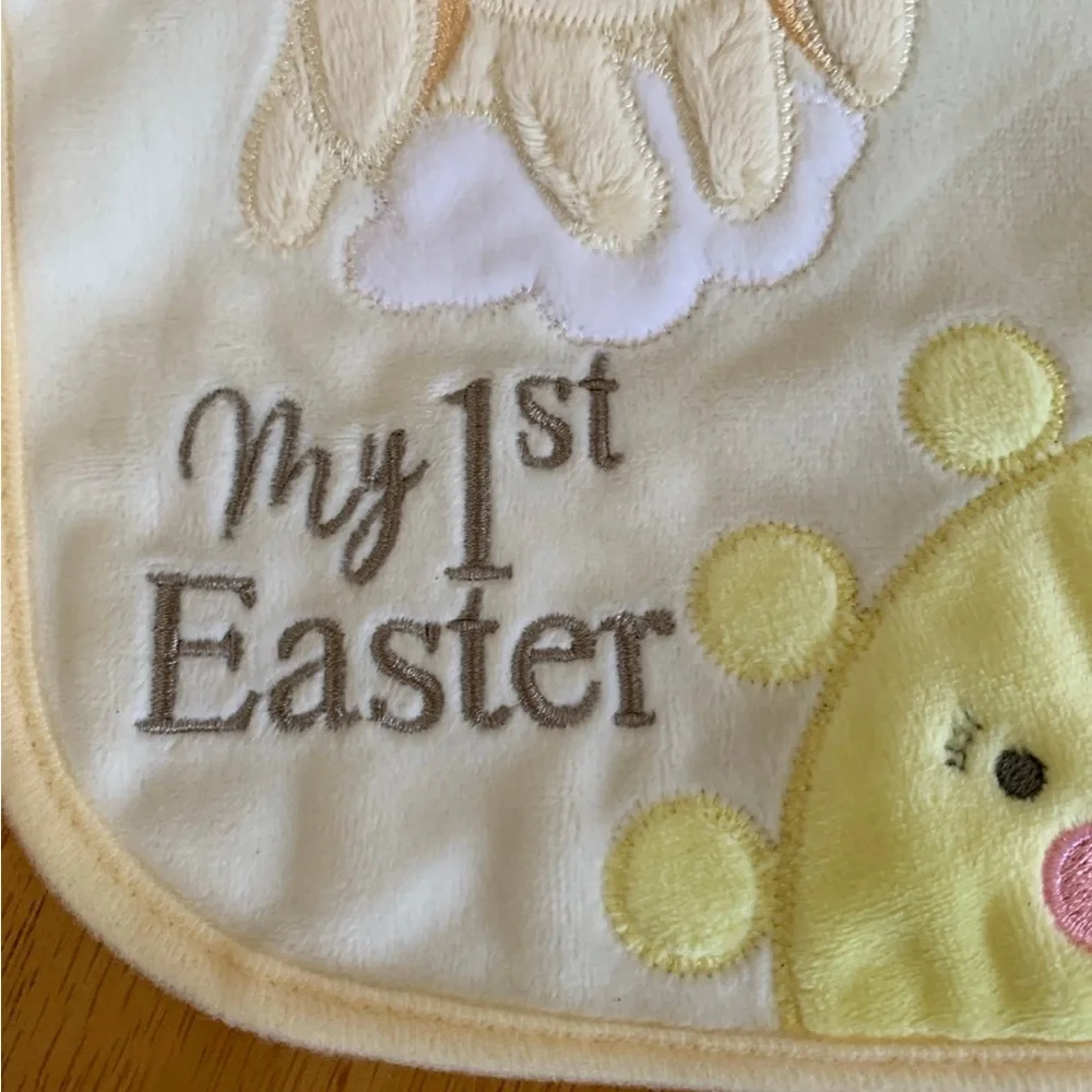 🛑 NWT Adorable My 1st Easter Soft Infant Baby Bib